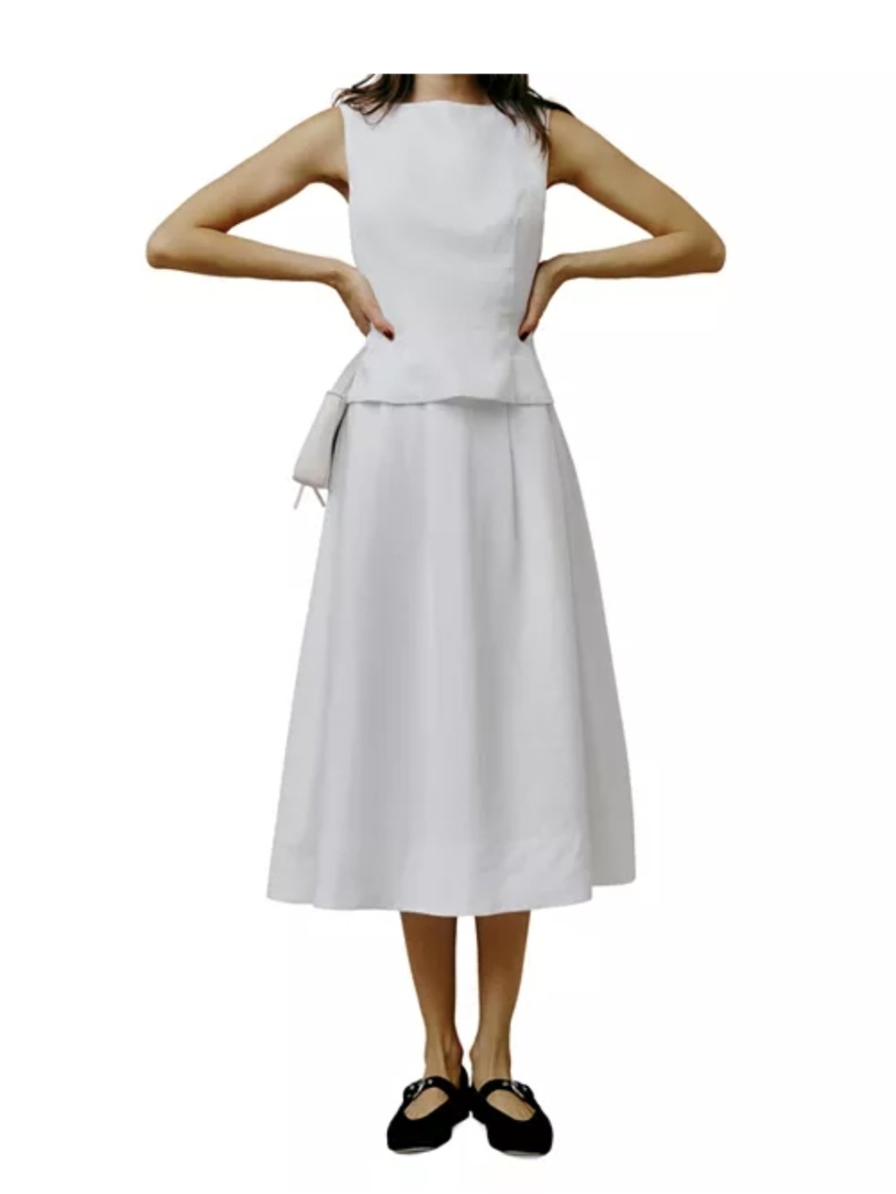 NWT Reformation Moya Linen Two-Piece Dress Size 8